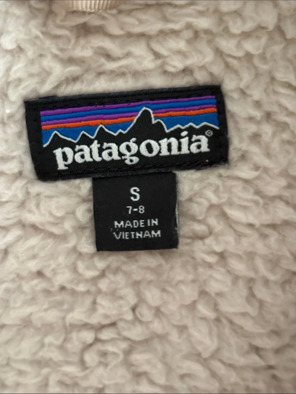 VGUC Patagonia Girls Los Gatos Fleece Vest Sz S age 7-8